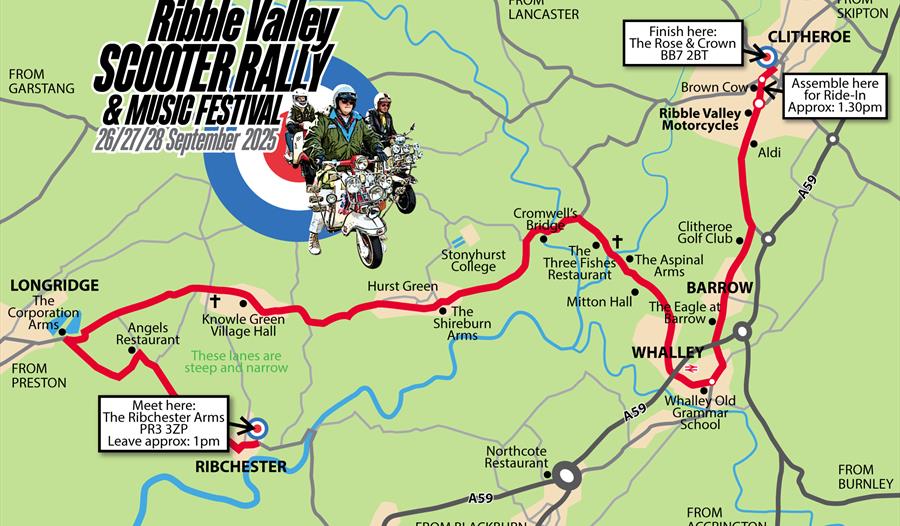 Ribble Valley Scooter Rally & Music Festival