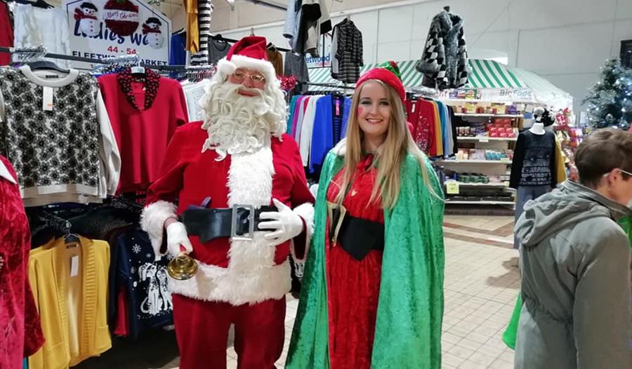 Santas Grotto at Fleetwood Market