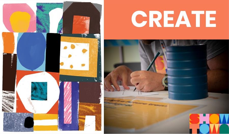 CREATE: Seaside postcard design