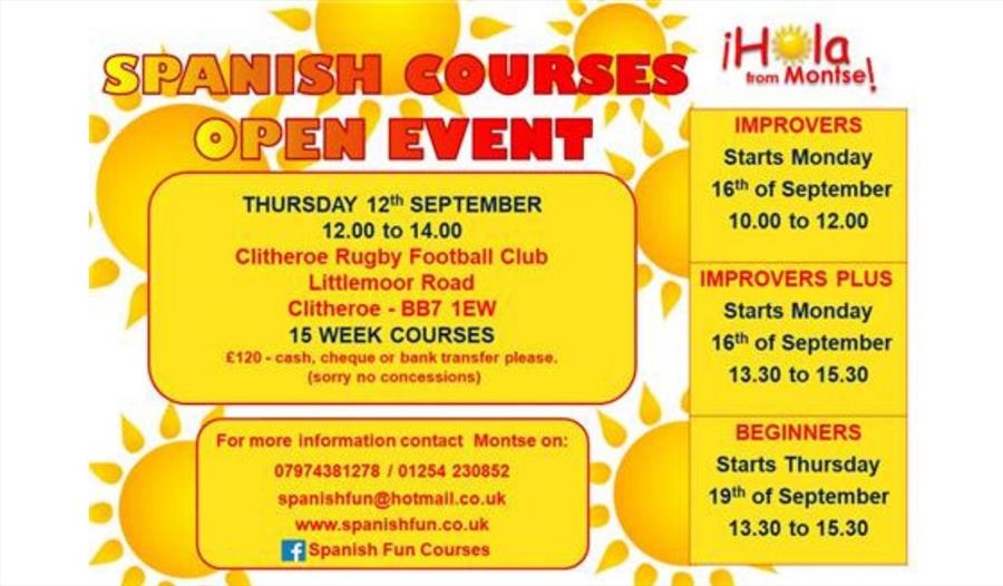 Spanish Courses 2019/2020 Open Event
