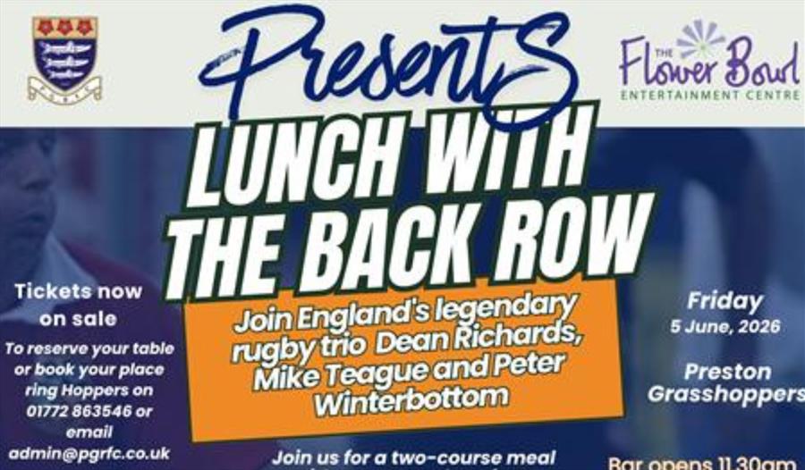 Lunch with the Back Row: three of England's most formidable rugby icons