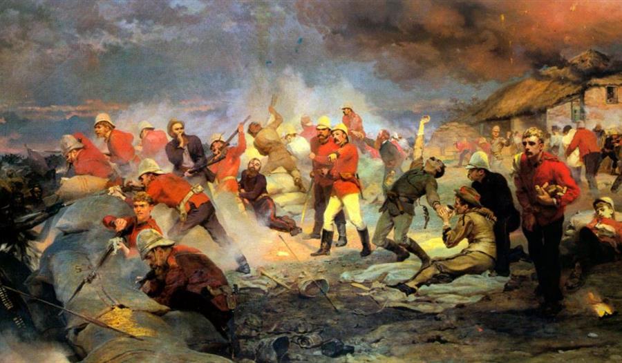 Zulu: the real story of Rorke's Drift 
Painting by Lady Elizabeth Butler commissioned by Queen Victoria
