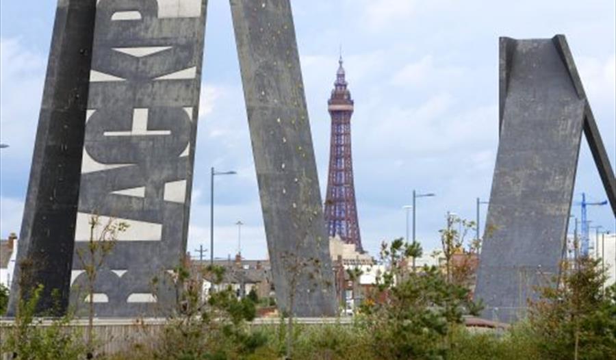 Climbing Towers at Blackpools George