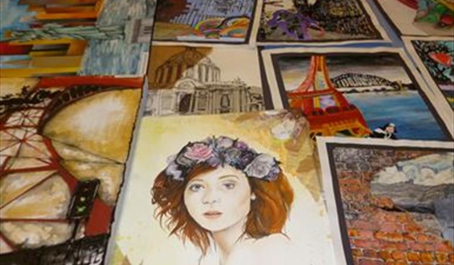 "Painting in Acrylics" Art Demonstration by David Jaundrell