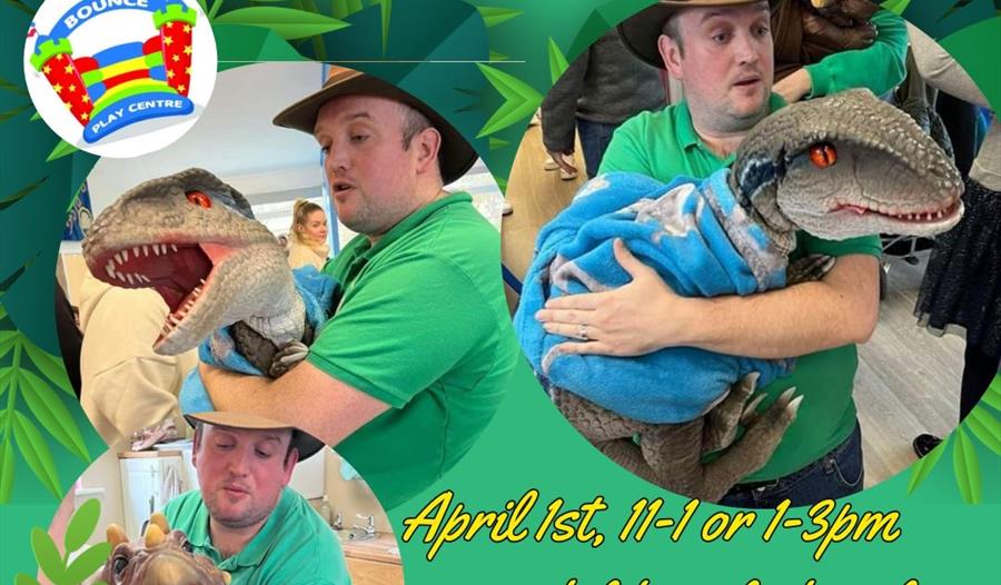Meet Baby Dinosaurs at Bounce Play Centre