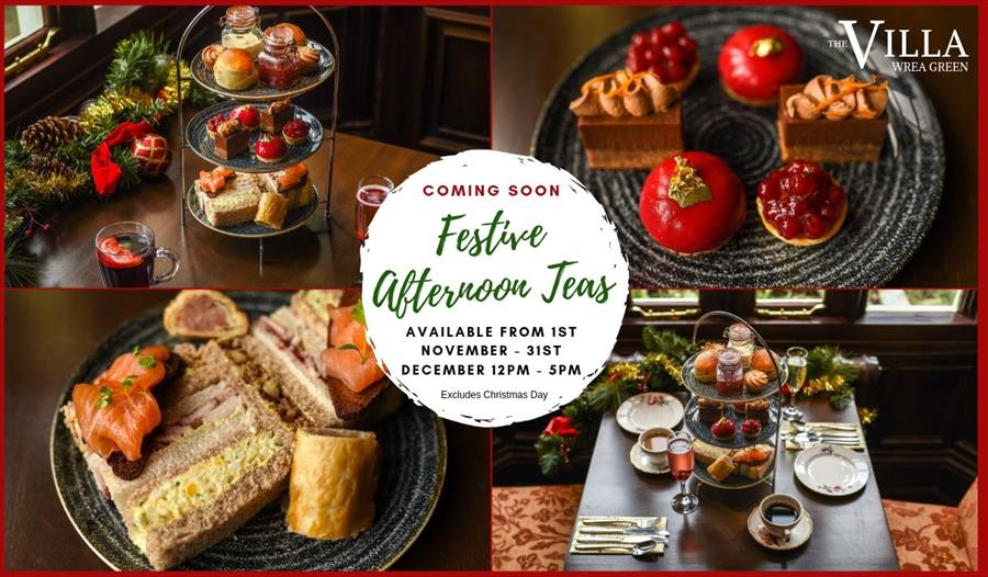 Festive Afternoon Teas at The Villa