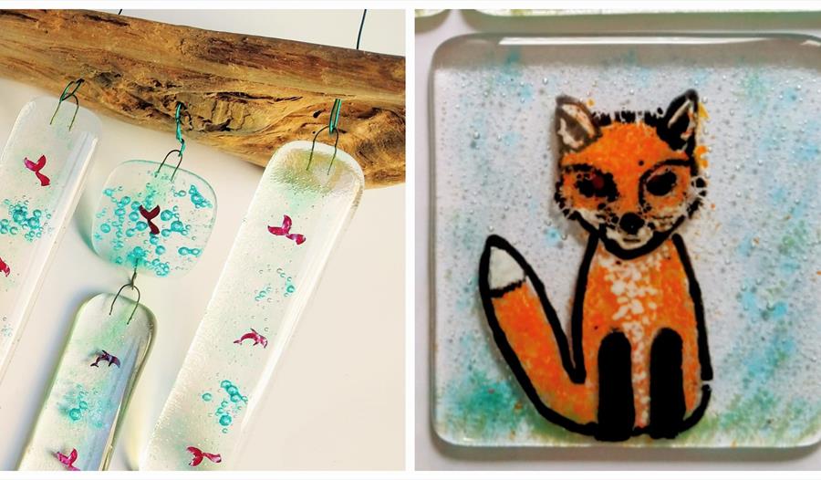 Fused Glass Chimes or Coasters Class Workshop