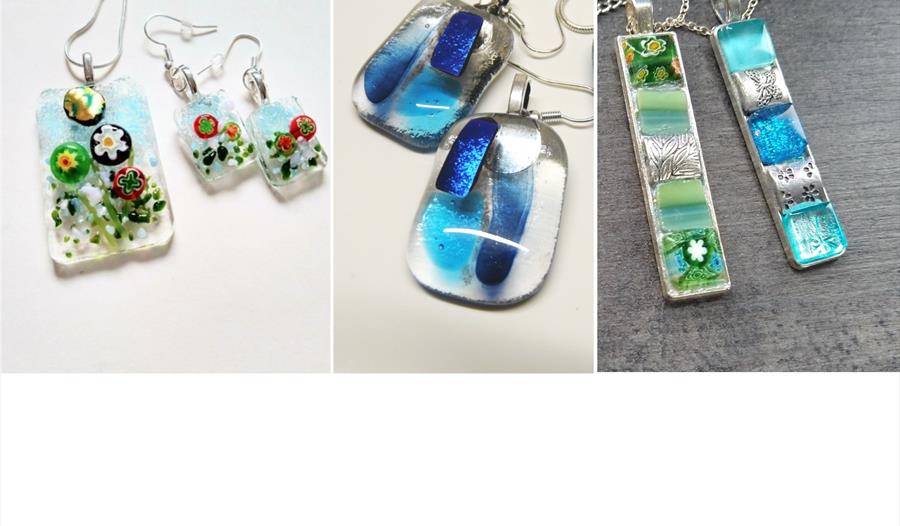 Fused Glass and Mosaic Jewellery Making Class