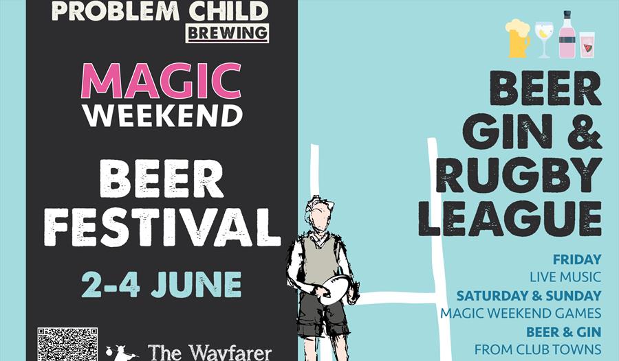 Magic Weekend Beer Gin & Rugby Festival