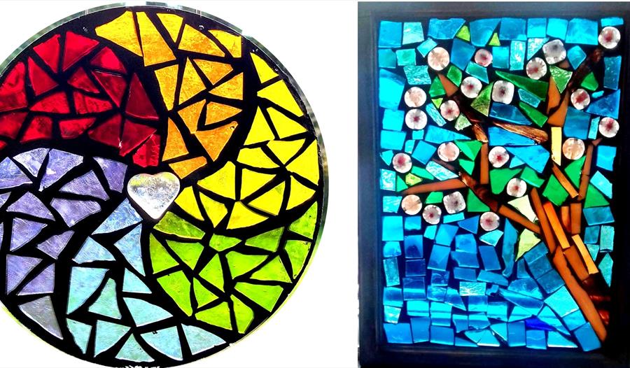Window Sun Catcher or Mandala Mosaic Class