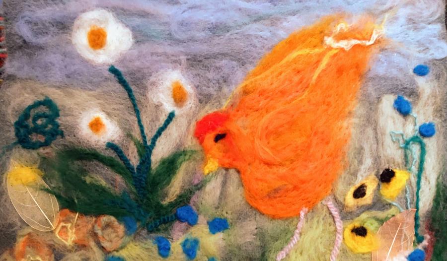 Needle Felted Animal Portraits Class