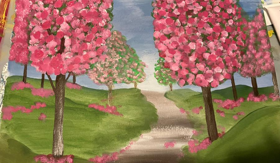 Painting party at Grimsargh Club