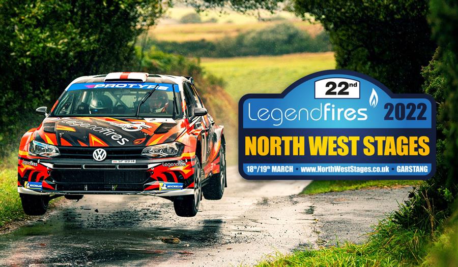 Legend Fires North West Stages Rally Sporting Event in Preston, Wyre