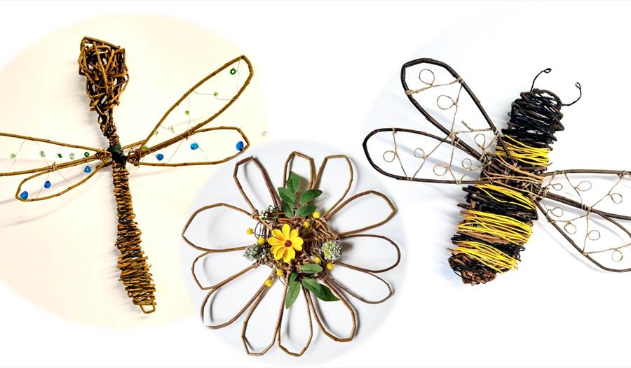 Willow Weaving Class: Bees, Daisy or Dragonfly
