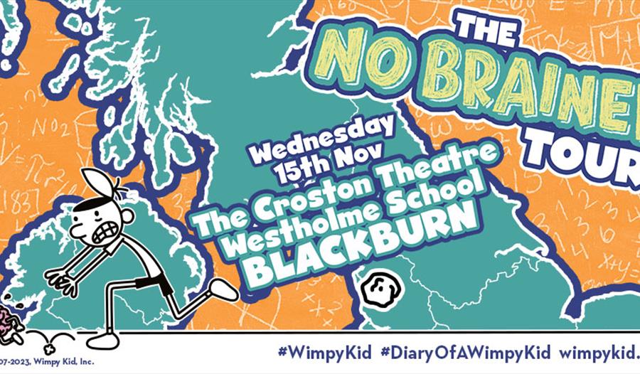 Diary of a Wimpy Kid creator, Jeff Kinney, brings his family No Brainer Show to Blackburn - on Wednesday 15th November 2023