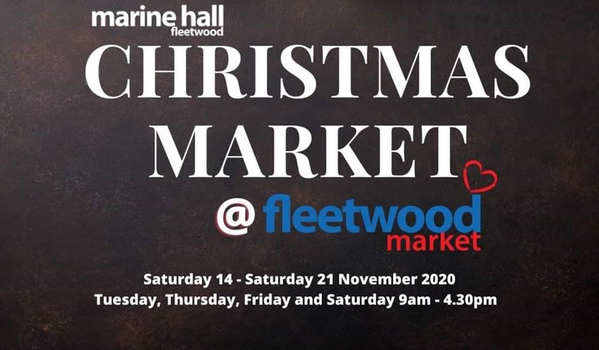 Christmas Market at Fleetwood Market 2020