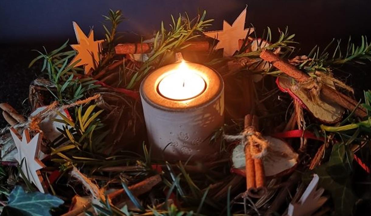 Winter Workshop with Cathy: Candle Wreath Holder