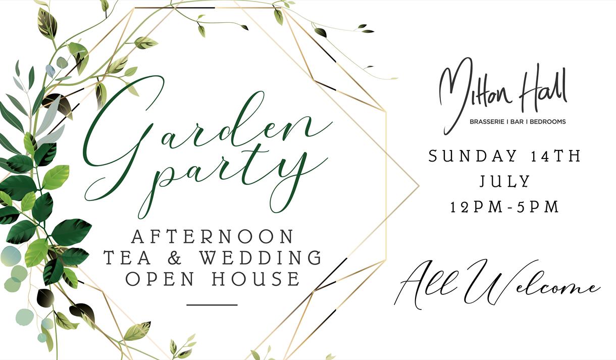 Garden Party and Wedding Open House
