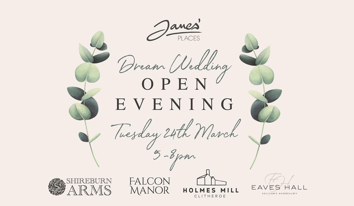 Holmes Mill Wedding Open Evening