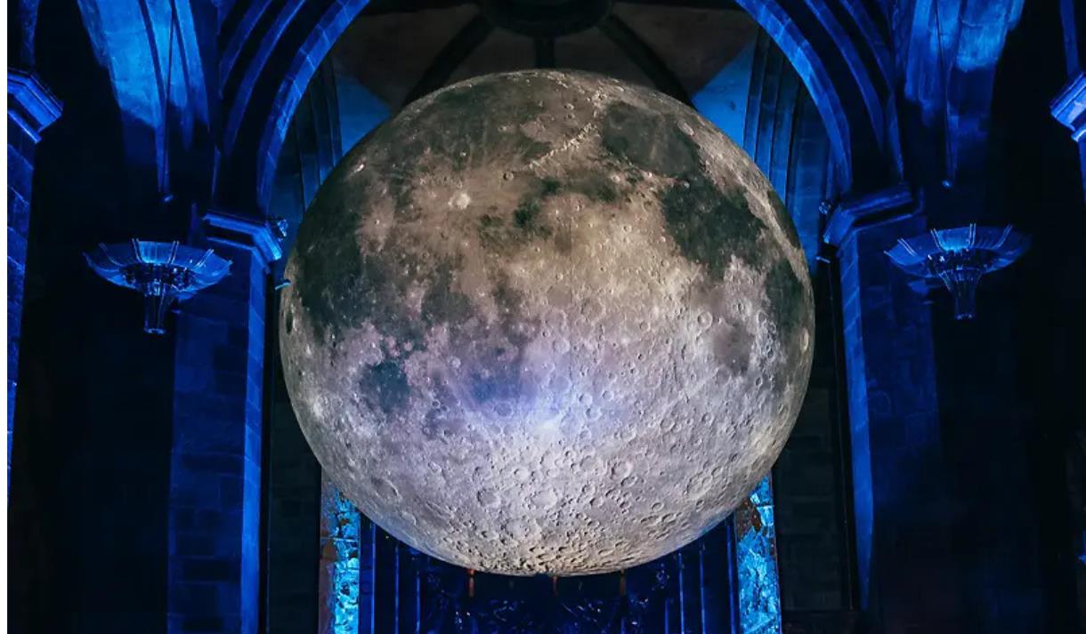 Museum of the Moon at Blackburn Cathedral