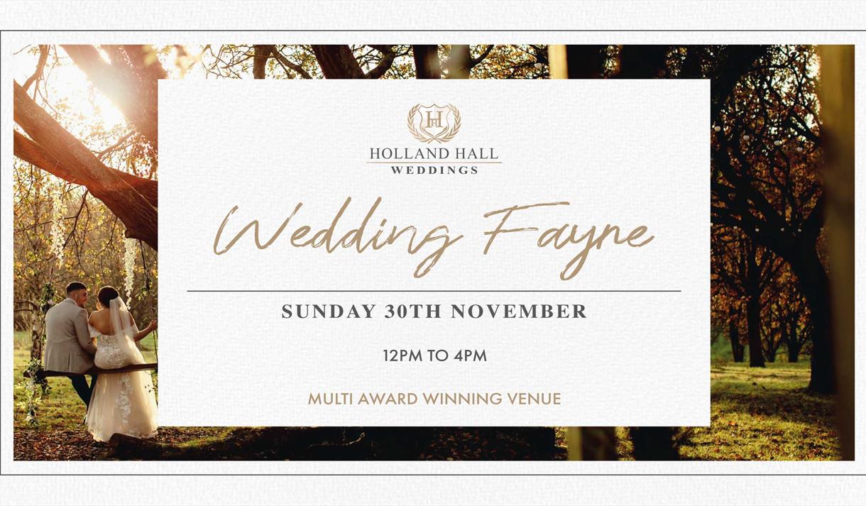Wedding Fayre at Holland Hall