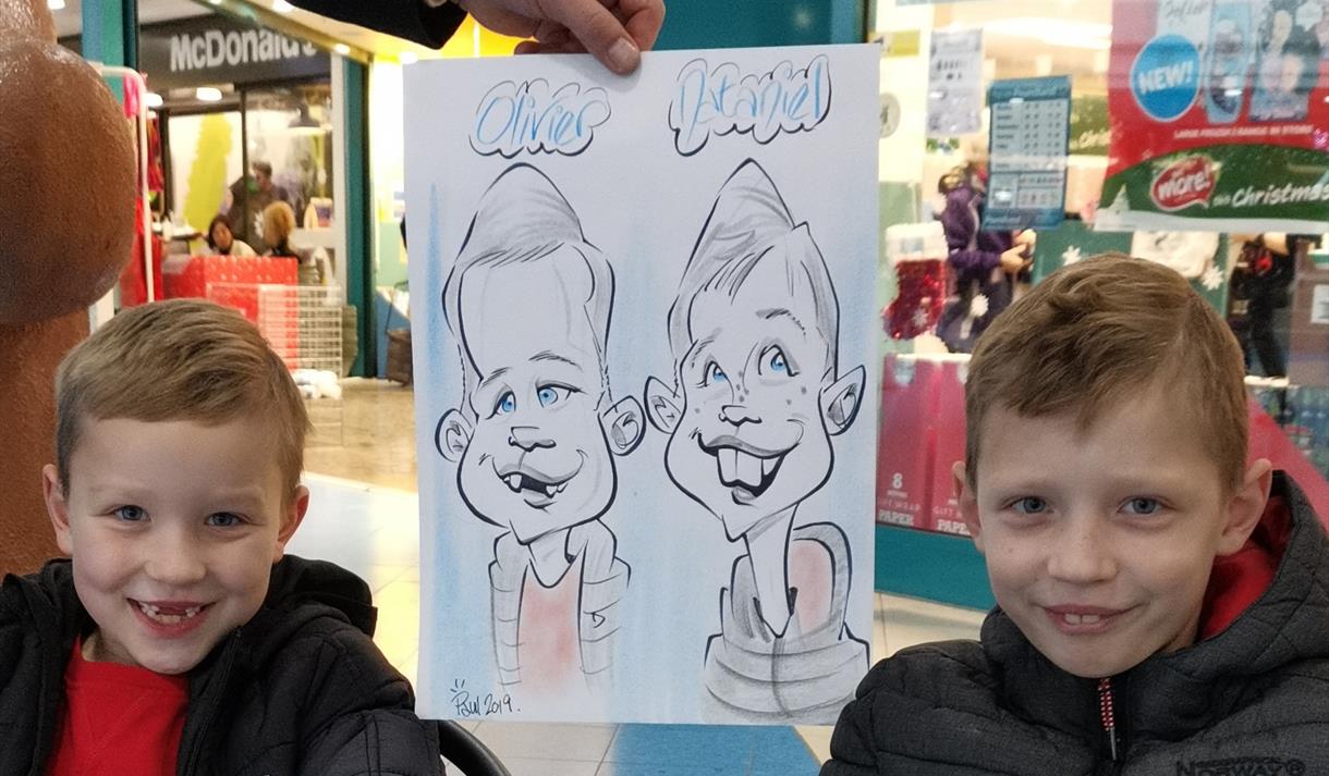 FREE Caricatures by local artist