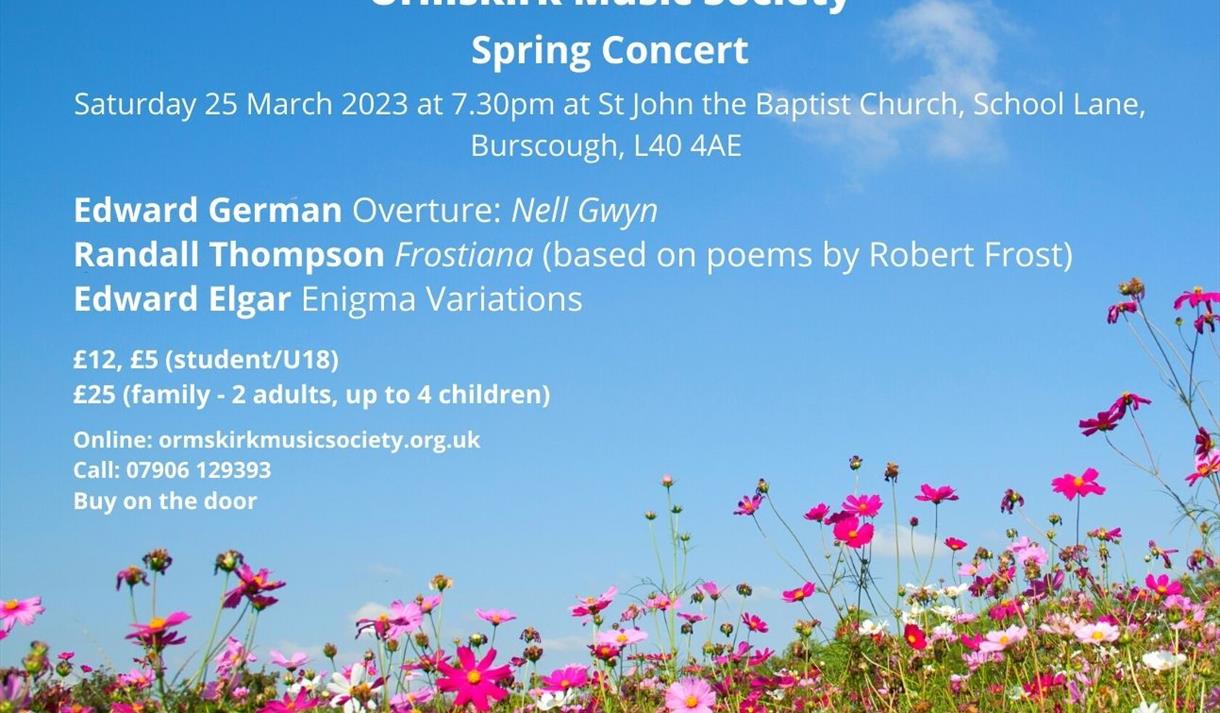 Ormskirk Music Society Spring Concert