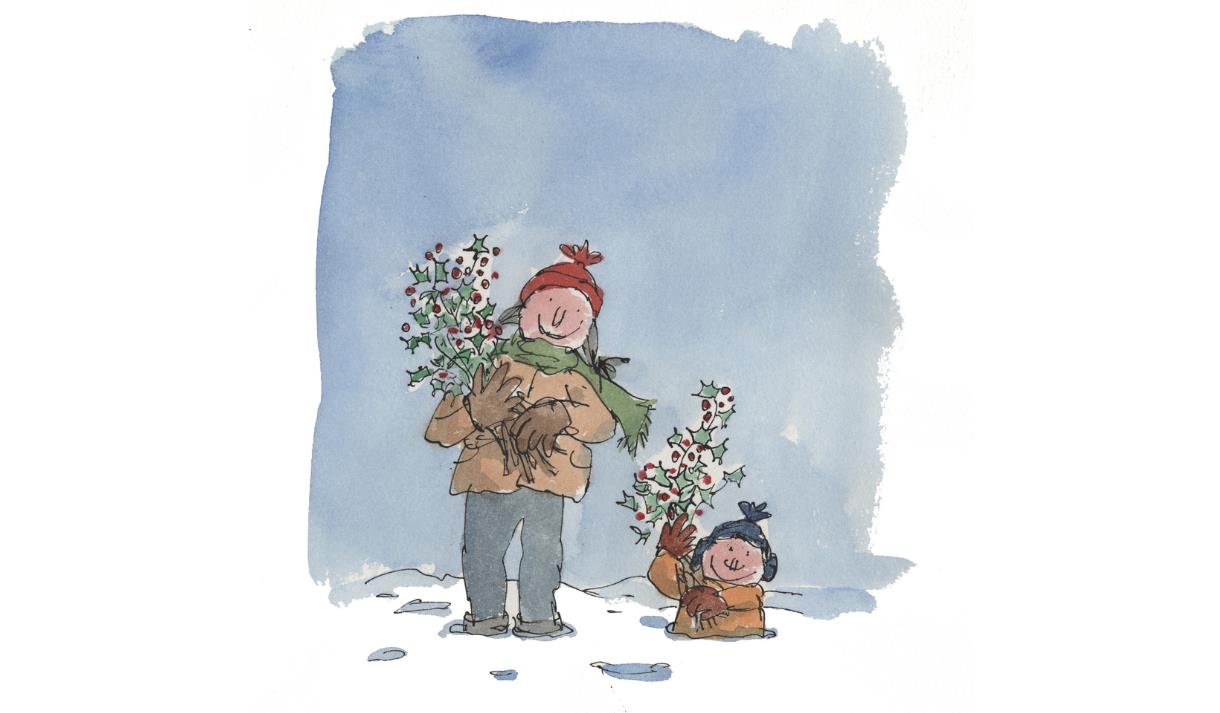 Drawn to Water: Winter. Quentin Blake at WWT Martin Mere