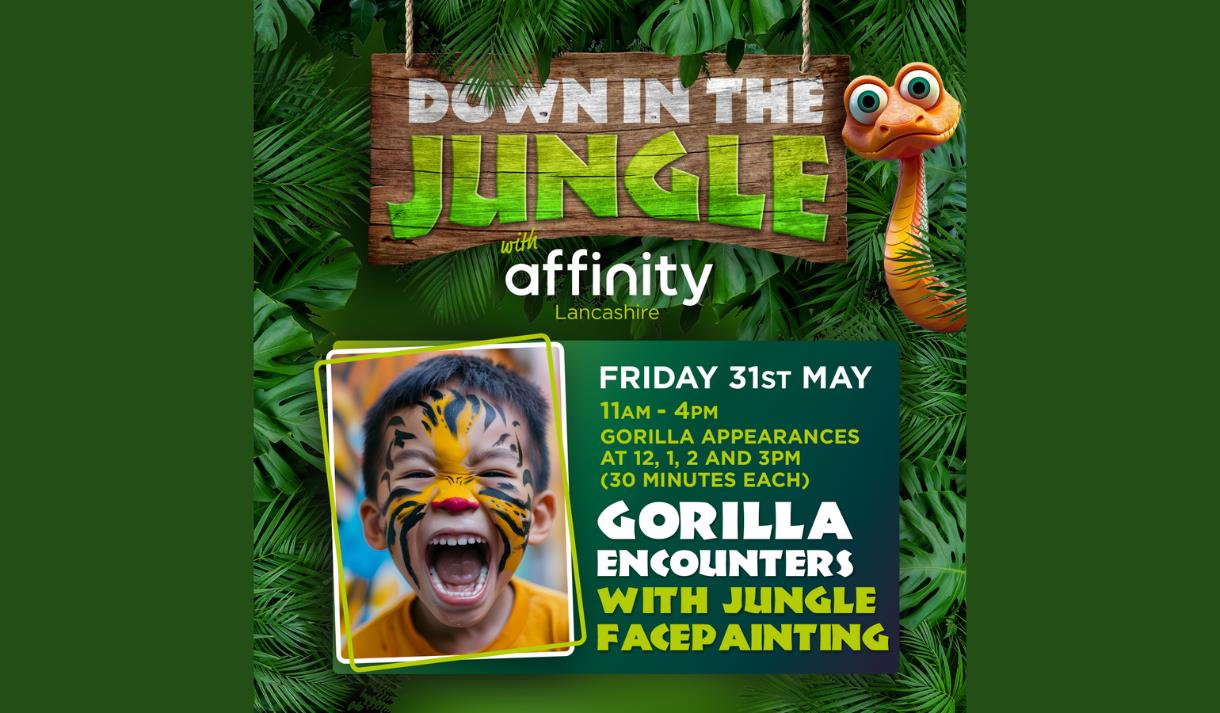 Gorilla Encounters with Jungle Face Painting at Affinity