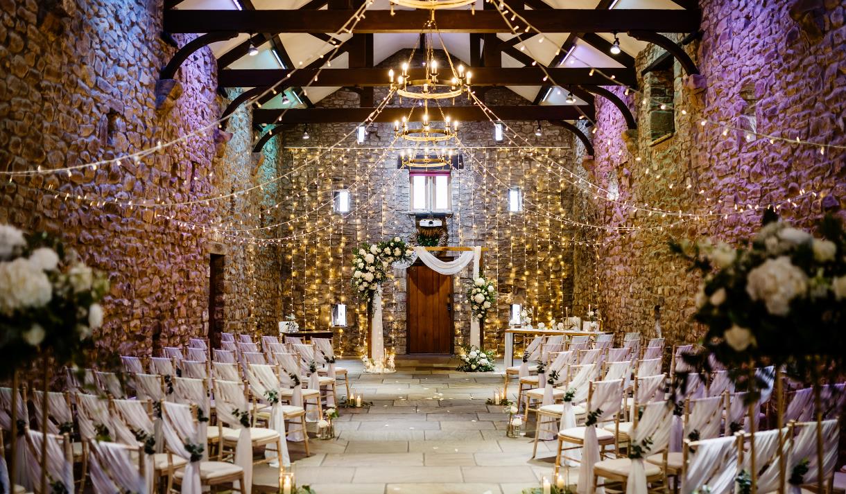 The Tithe Barn Wedding Venue at Browsholme Hall
