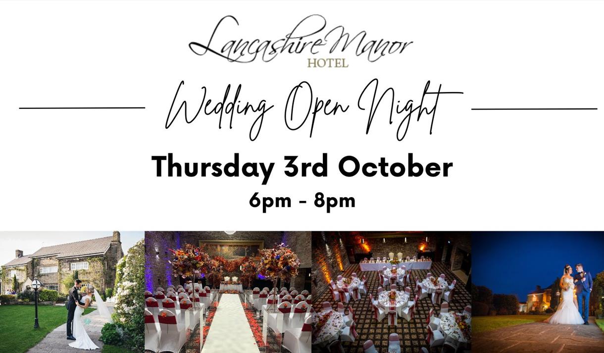 Wedding Open Night at Lancashire Manor Hotel