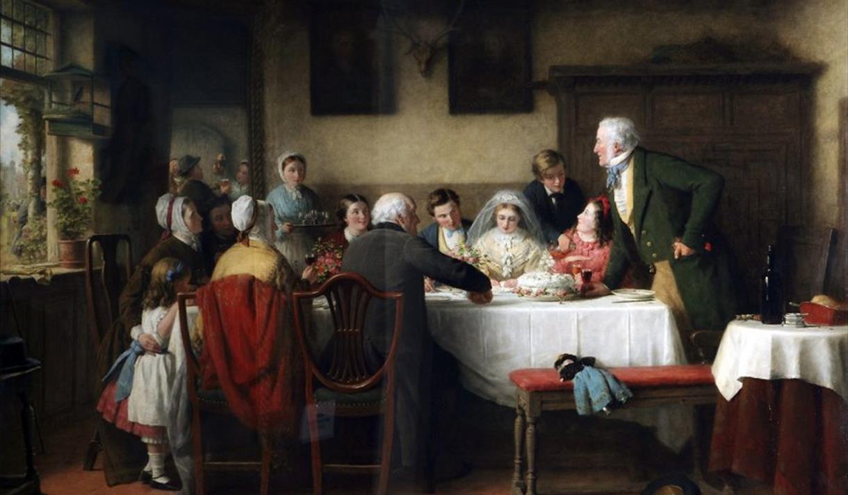 The Wedding Breakfast by Frederick Daniel Hardy