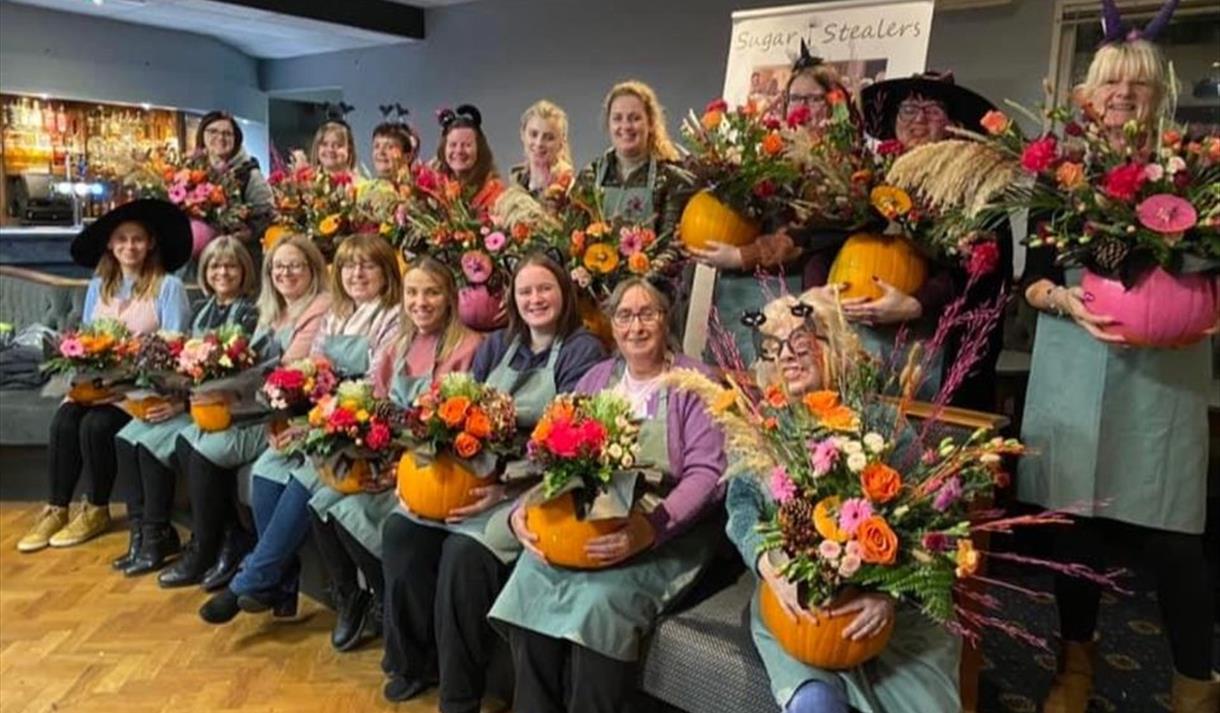 Halloween Wreath Making at The Nab Lab Whalley