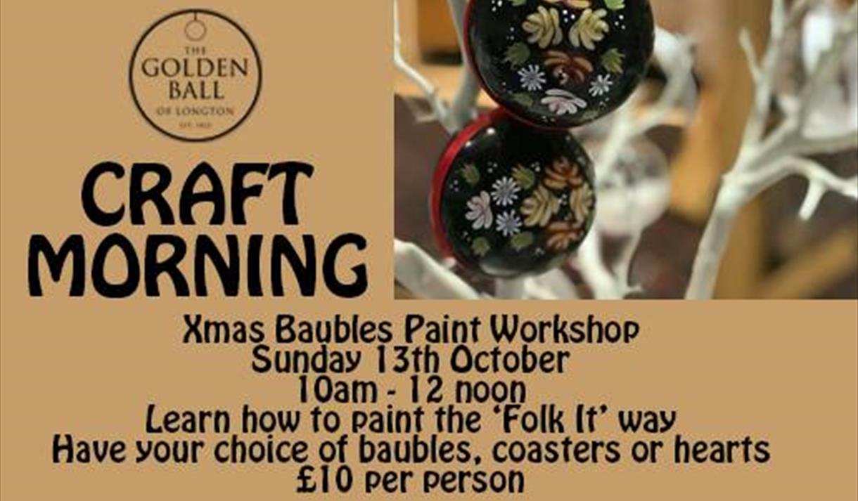 Christmas Bauble Painting Workshop