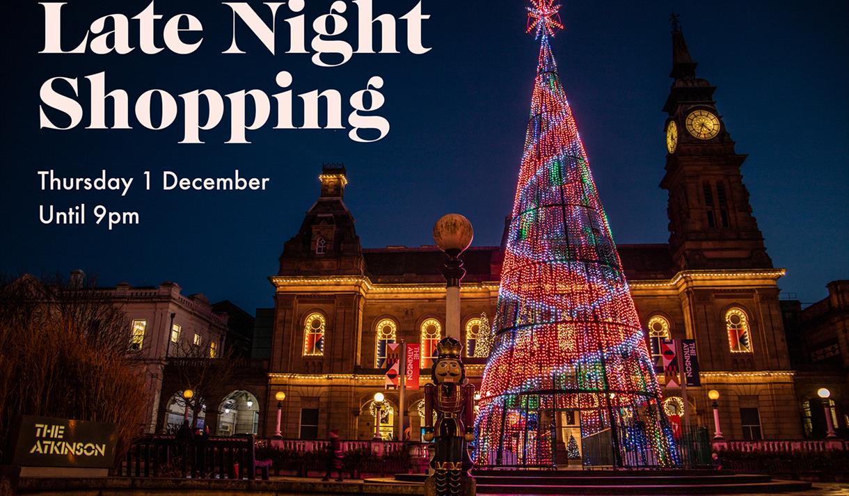 Late night shopping at The Atkinson