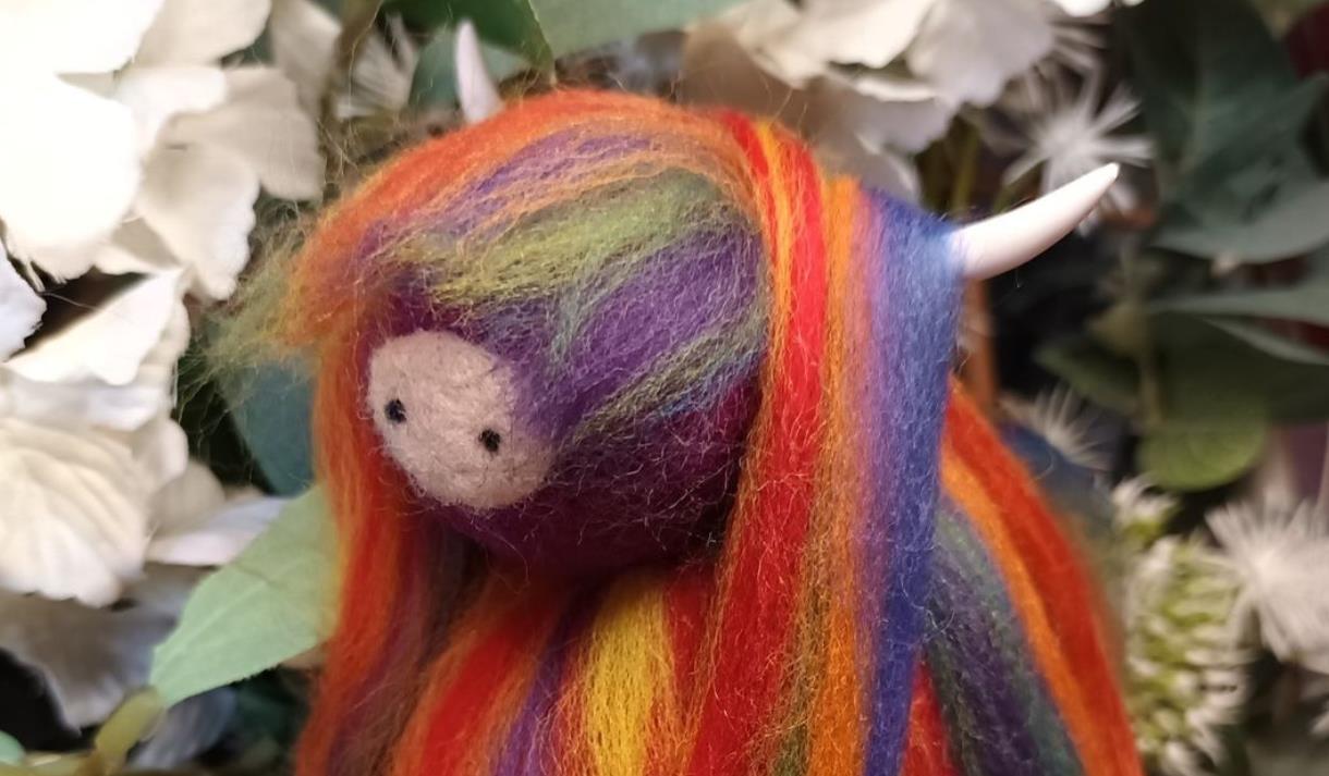 Highland Cow Needle Felt Workshop