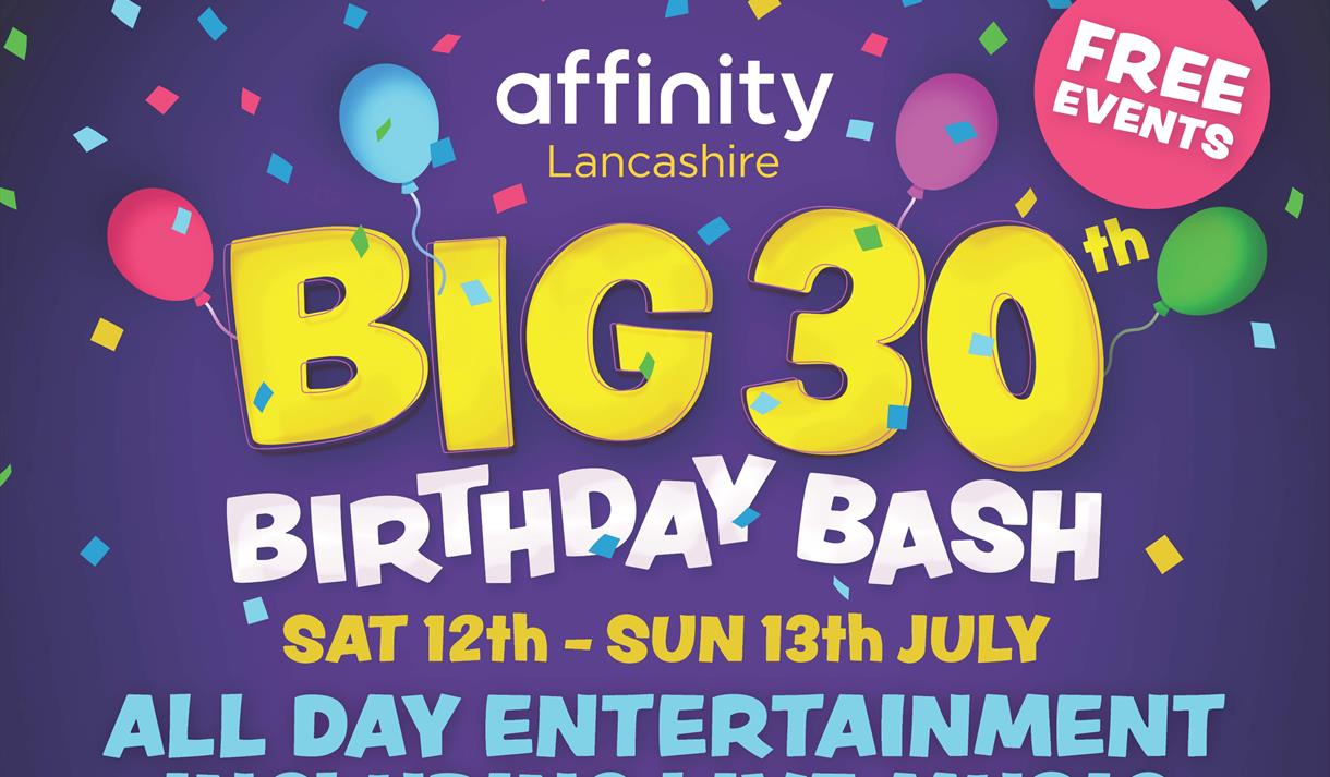 Affinity's BIG 30th Birthday Bash