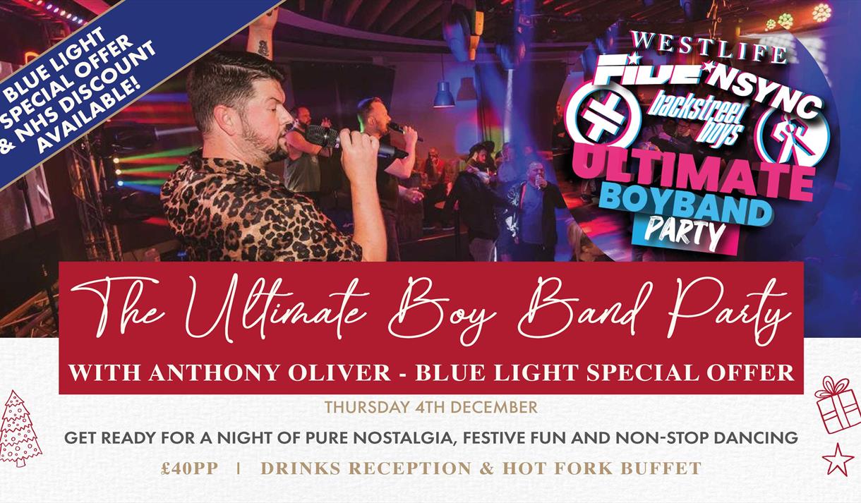 The Ultimate Boy Band Party with Anthony Oliver at Holland Hall
