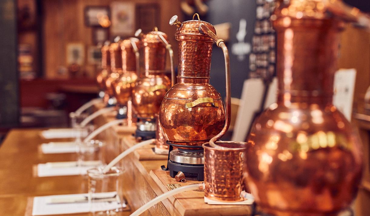 close up of mini copper stils