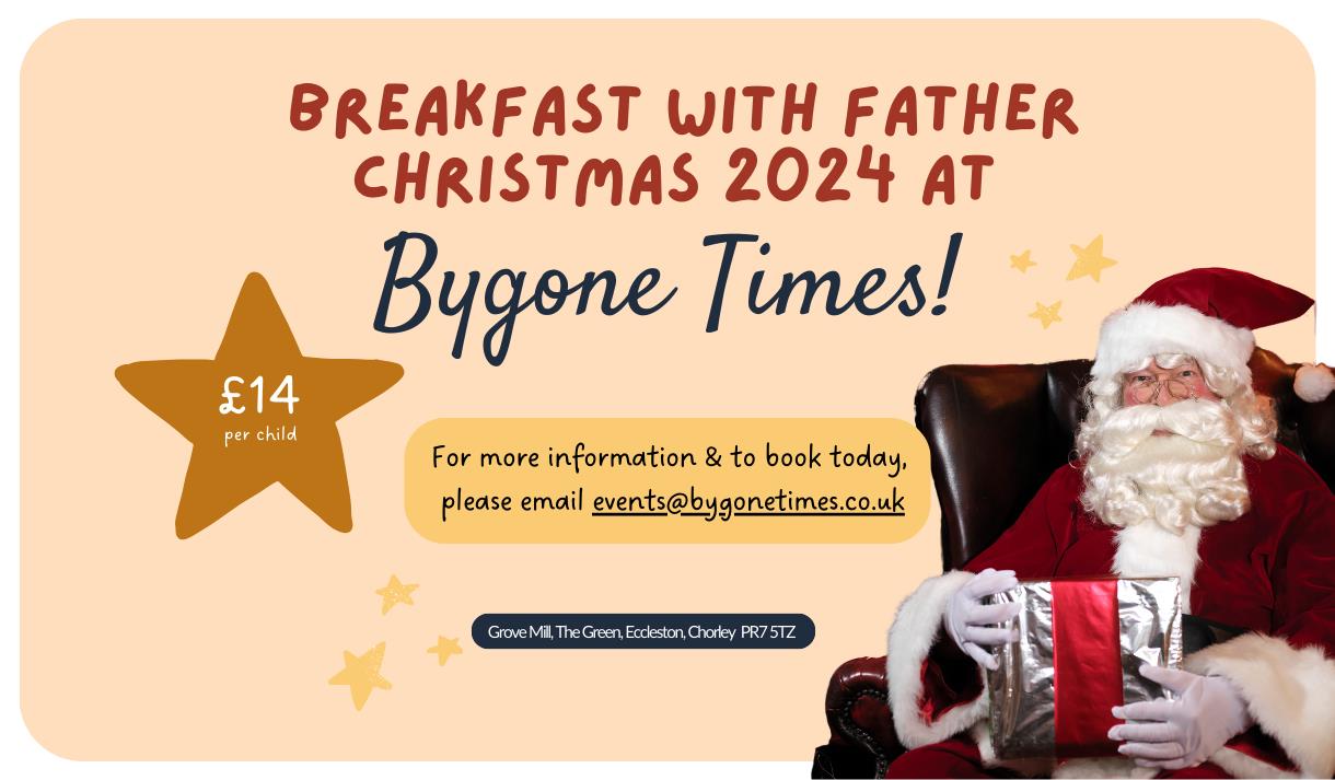 Breakfast with Santa at Bygone Times