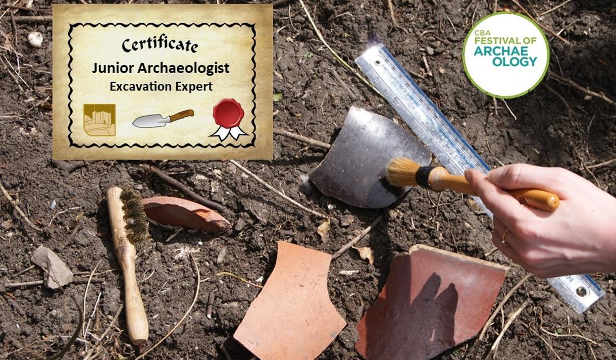 Junior Archaeologists Dig Pits at Clitheroe Castle