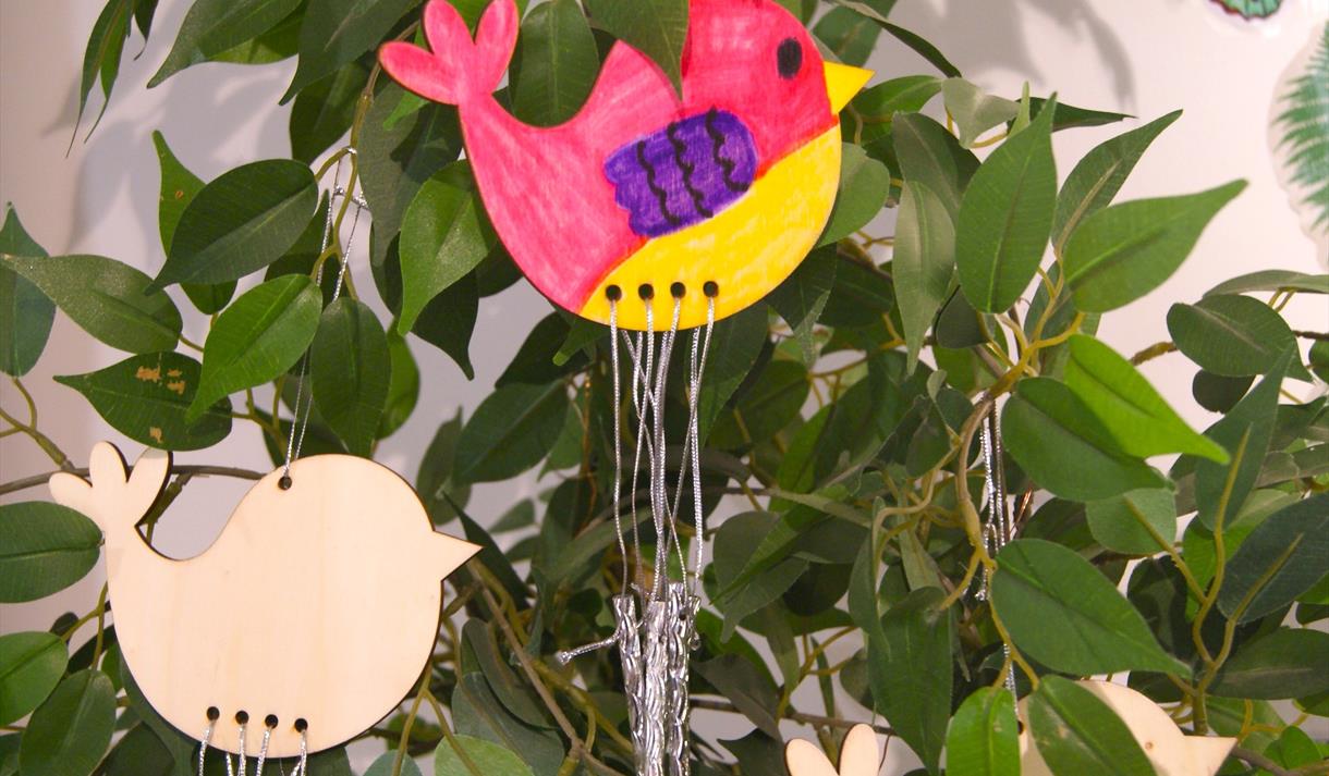 Beautiful Birds: Wooden Wind Chime Crafts at the Castle