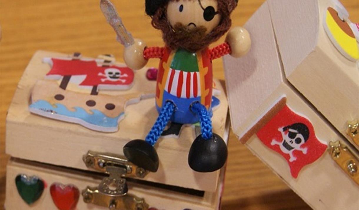 Pirate Treasure Chest Craft at the Castle