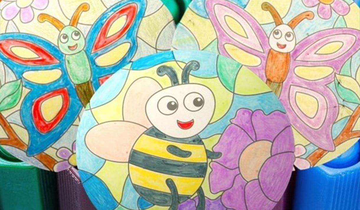 Mini Bug Crafts at the Castle