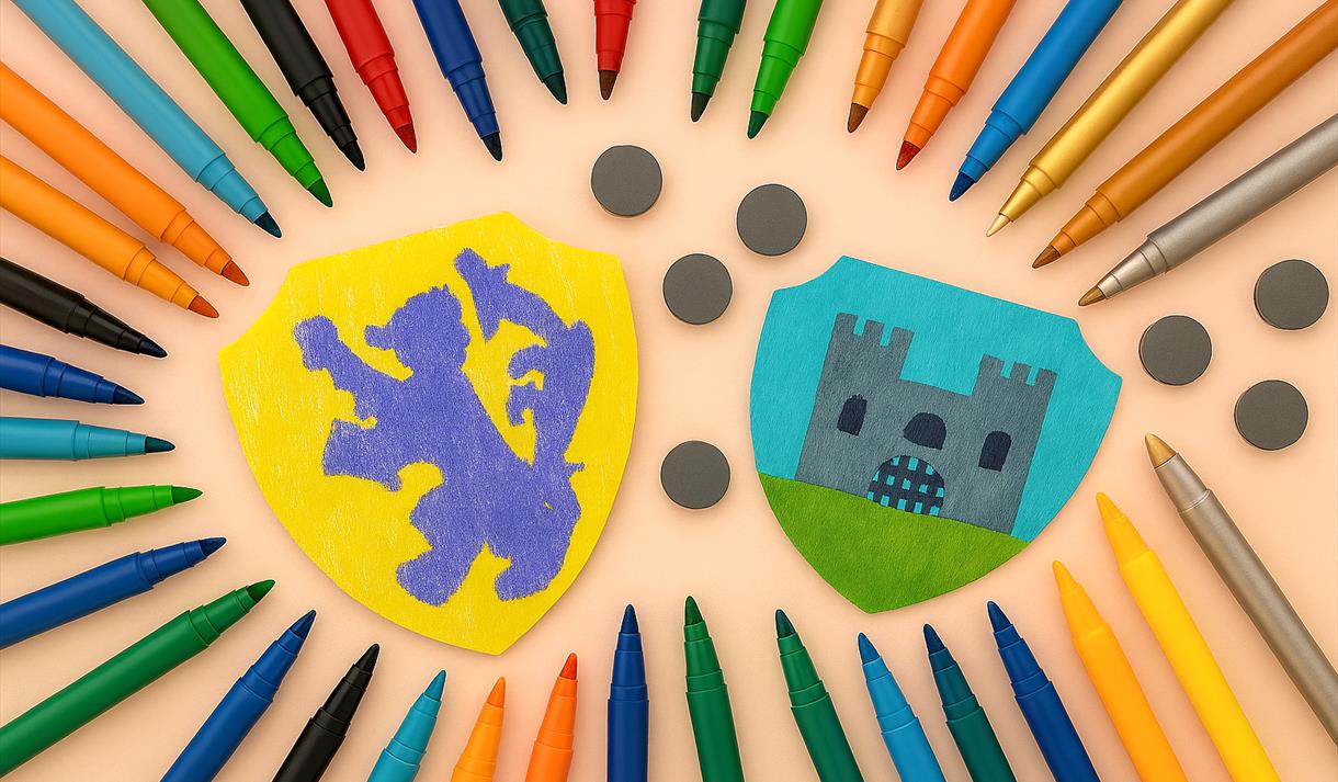 Magnificent Miniature Shield Crafts at the Castle