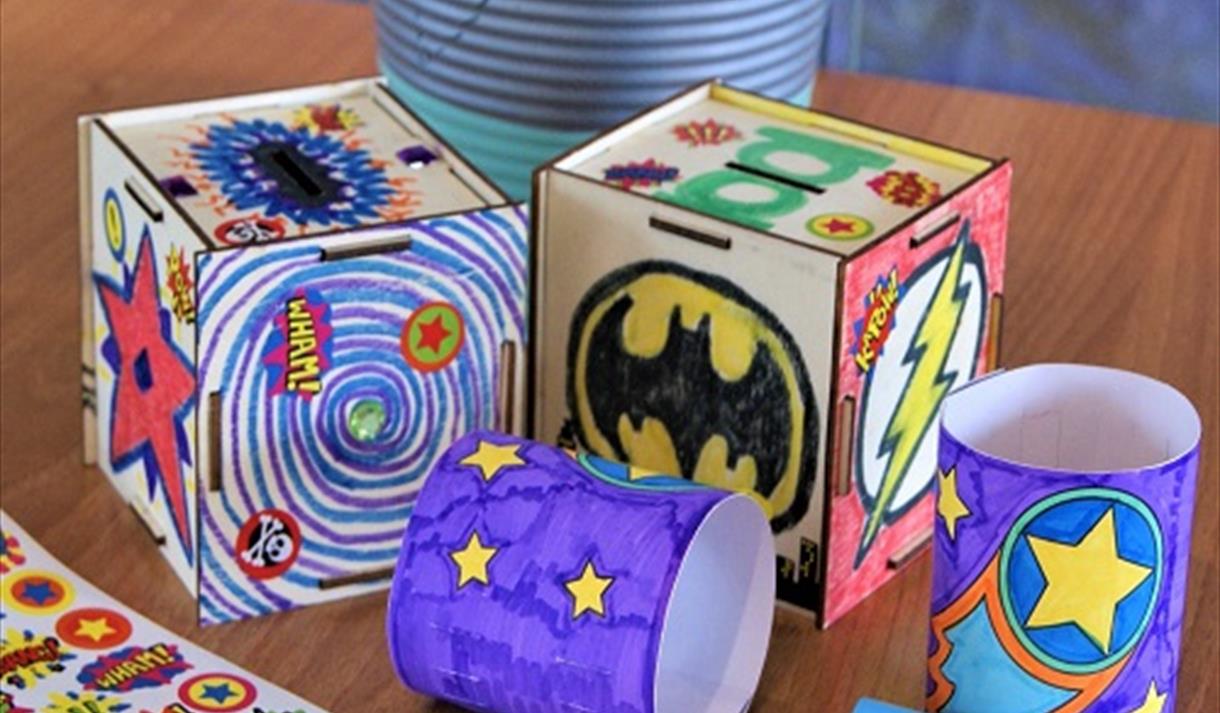 Superheroes Craft at the Castle