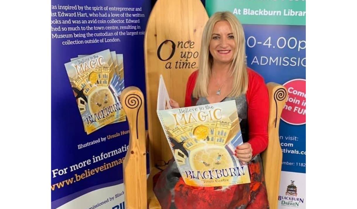 Believe in the Magic of Blackburn Town Centre book signing at WHSmith