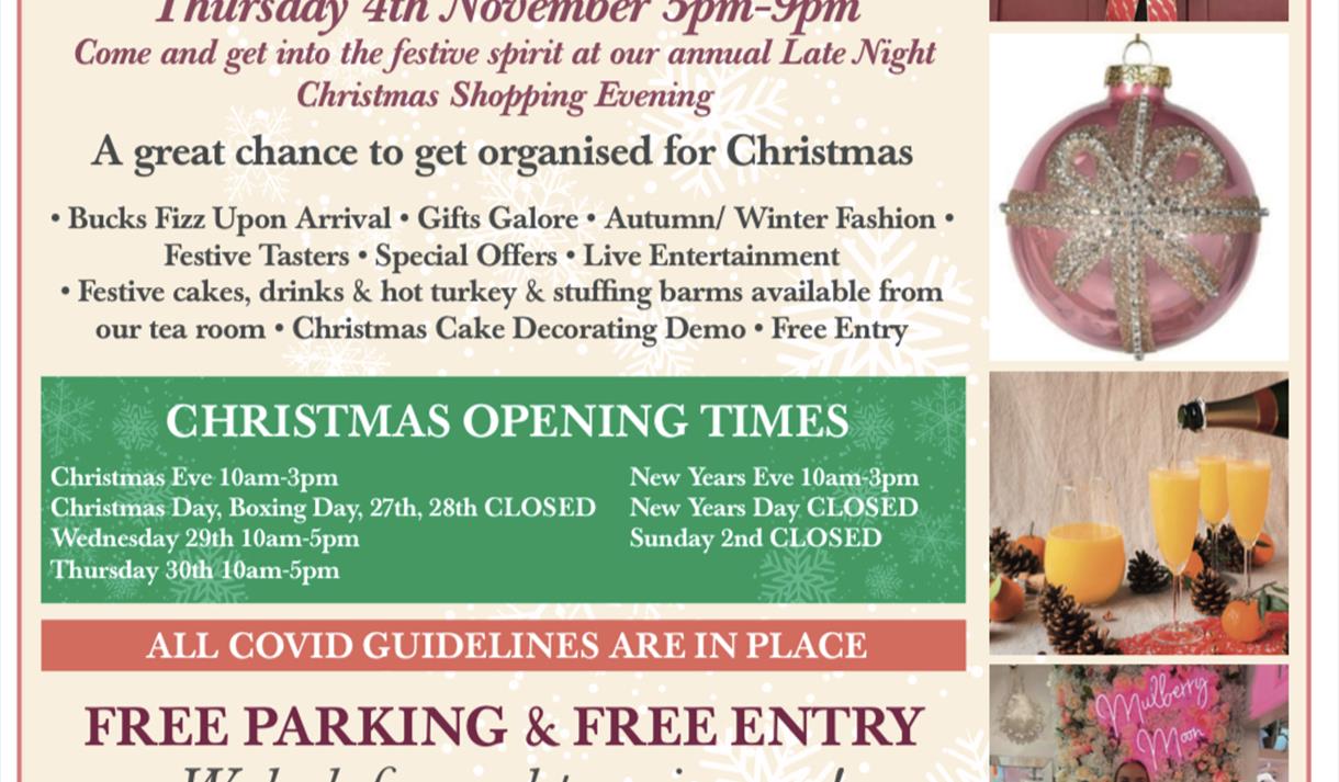 Christmas Shopping Evening
