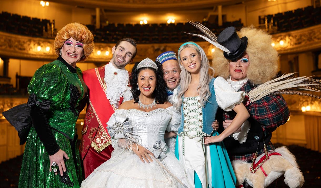 Cinderella Cast on stage