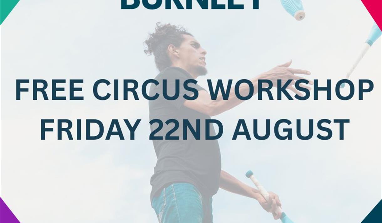 FREE Family Summer Fun – Circus Workshop – Friday 22nd August 2025 – 11am – 3pm